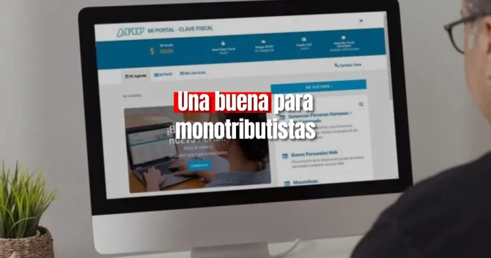 La AFIP anunció medidas de alivio fiscal para monotributistas 