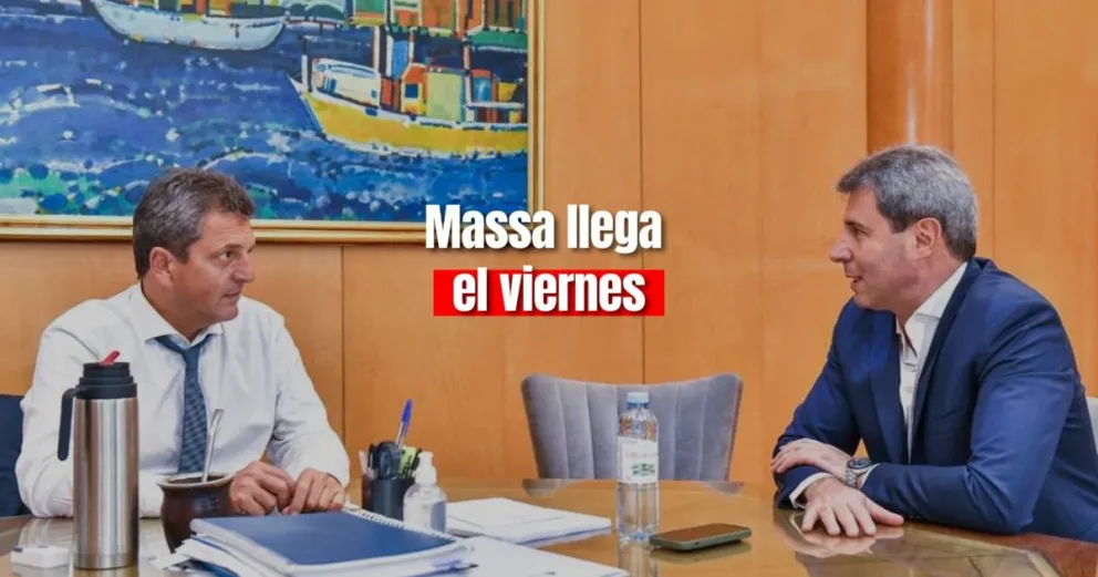 Confirmaron que Massa llega este viernes a San Juan