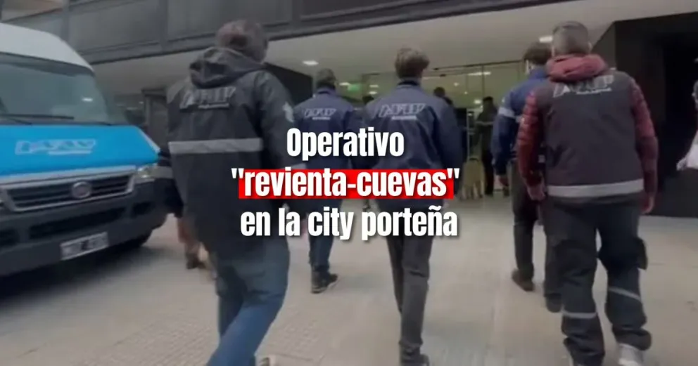 Nación asegura haber reventado la "mayor cueva" de cambio de dólares en Buenos Aires 