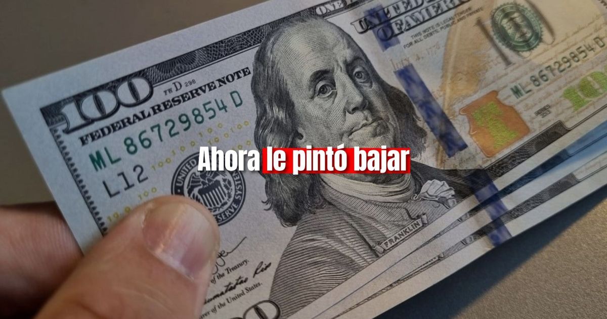 El dólar bajó blue bajó 30 pesos y se negocia en $1.040 en San Juan