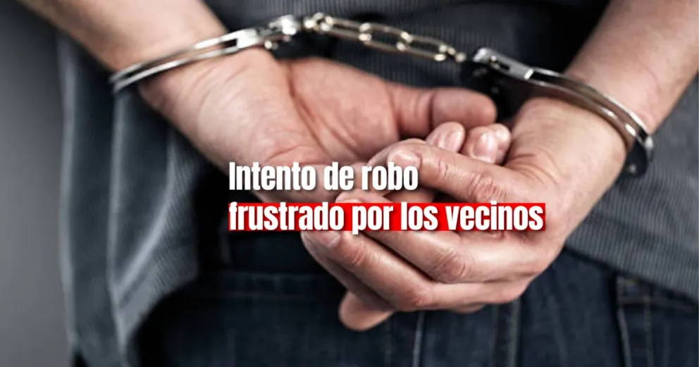 Dos hombres intentaron robar en una vivienda y terminaron detenidos