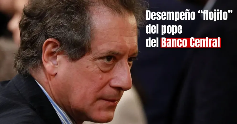 El presidente del BCRA, entre los banqueros centrales peor calificados del mundo