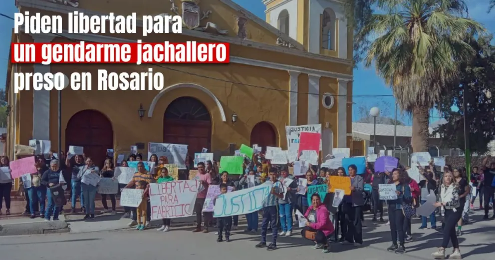 Reclamaron por la libertad del gendarme jachallero detenido en Rosario por matar a un ladrón