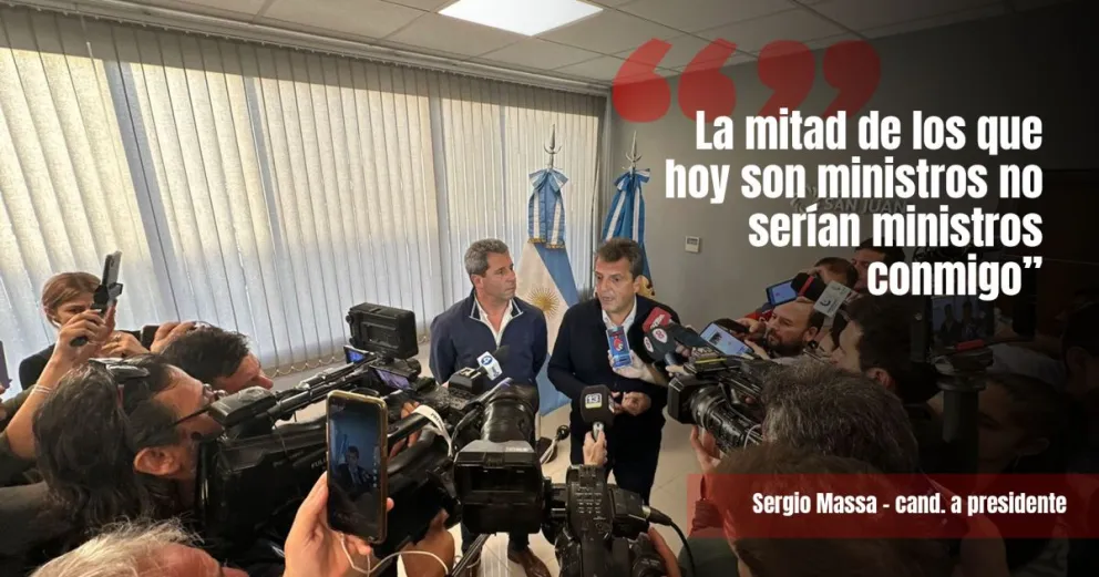 Massa aseguró que estará en el ballotage y habló de los actuales ministros