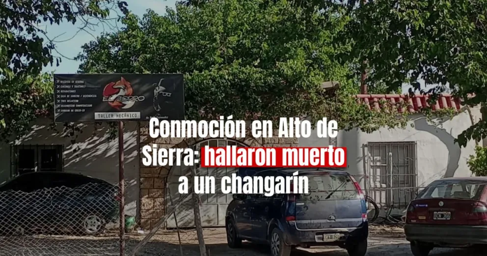 Encontraron a un hombre muerto en un taller en Santa Lucía