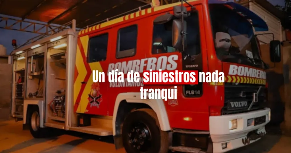 Dos casas se prendieron fuego y tuvieron que ser asistidas por los bomberos 