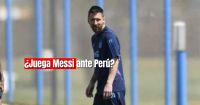 Lionel Scaloni: "Mañana decidiremos si juega Messi ante Perú"
