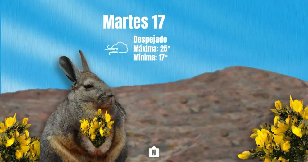 Martes agradable pero ventoso