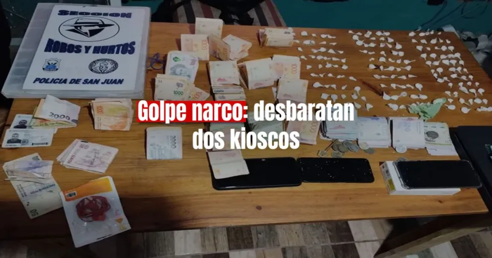 Desmantelan dos kioscos narcos en el Barrio La Estación: hay un detenido 