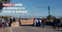 Padres tomaron la Escuela Paulo VI en Cochagual exigiendo condiciones seguras para sus hijos