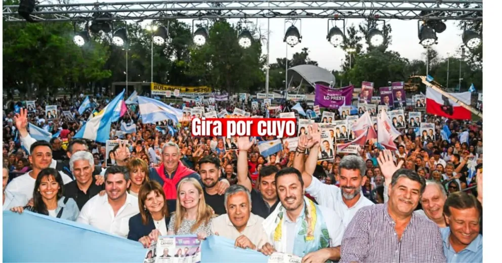 Marcelo Orrego junto a Patricia Bullrich cerró la campaña en Mendoza