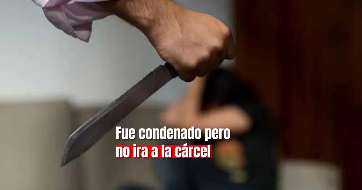Condenan a un hombre por violencia doméstica y amenazas con cuchillos en Rivadavia