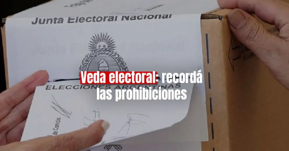 San Juan: cuáles son las prohibiciones por la veda electoral