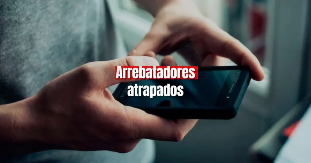 Detuvieron a dos arrebatadores de celulares
