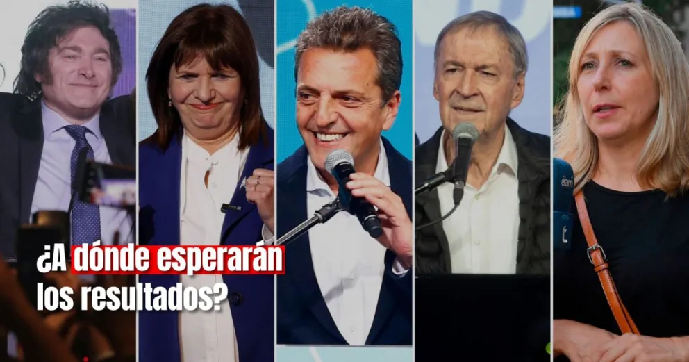 El lugar donde los cinco candidatos presidenciales aguardarán los resultados