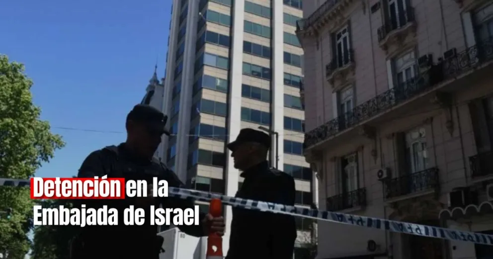 Detuvieron a un iraquí frente a la Embajada de Israel 