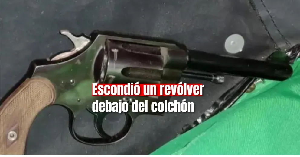  Descubren un arma oculta durante un allanamiento en el barrio Valle Grande.