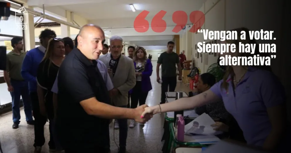 Votó Peluc, con expectativa por el resultado en provincia y nación