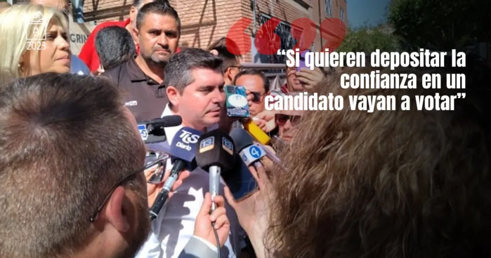Votó Orrego y elogió a sus candidatos a legisladores