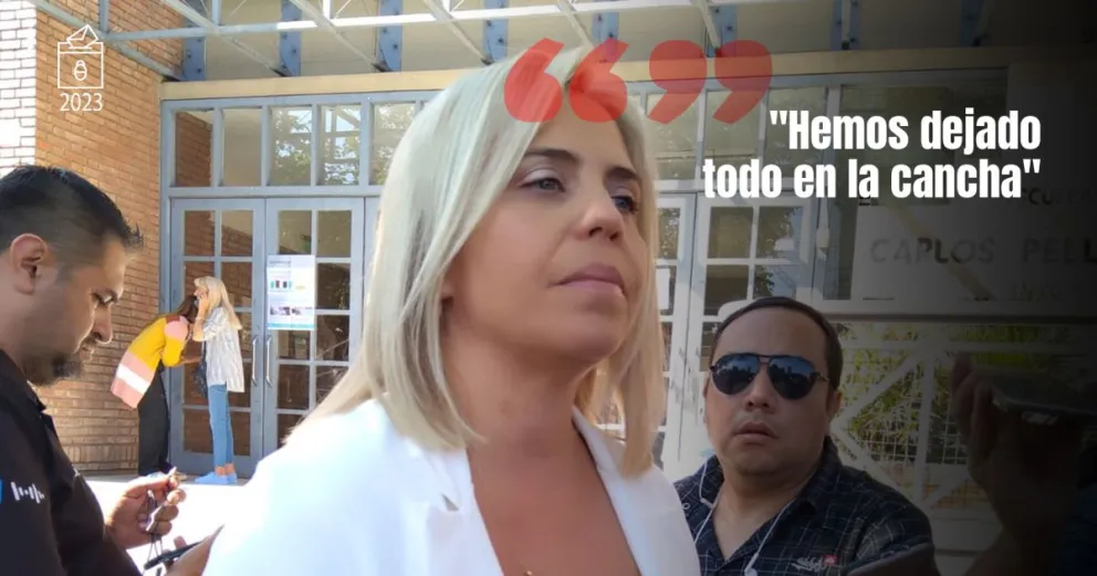 Nancy Picón pidió votar pensando en la familia