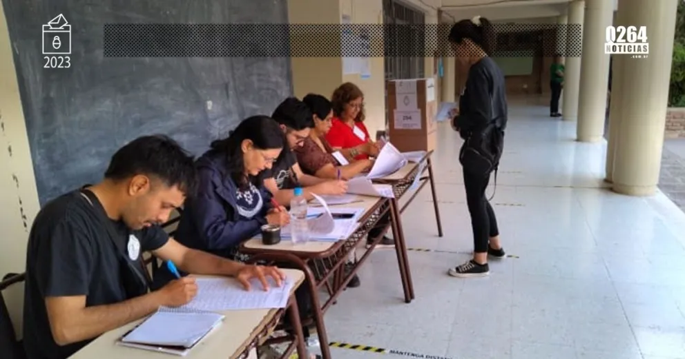 Elecciones 2023: hasta ahora votó el 38% del padrón en San Juan