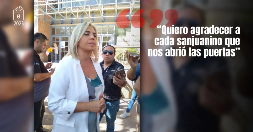 Nancy Picón: “Nosotros vamos a trabajar desde mañana con los candidatos electos sobre lo que es mejor para San Juan”