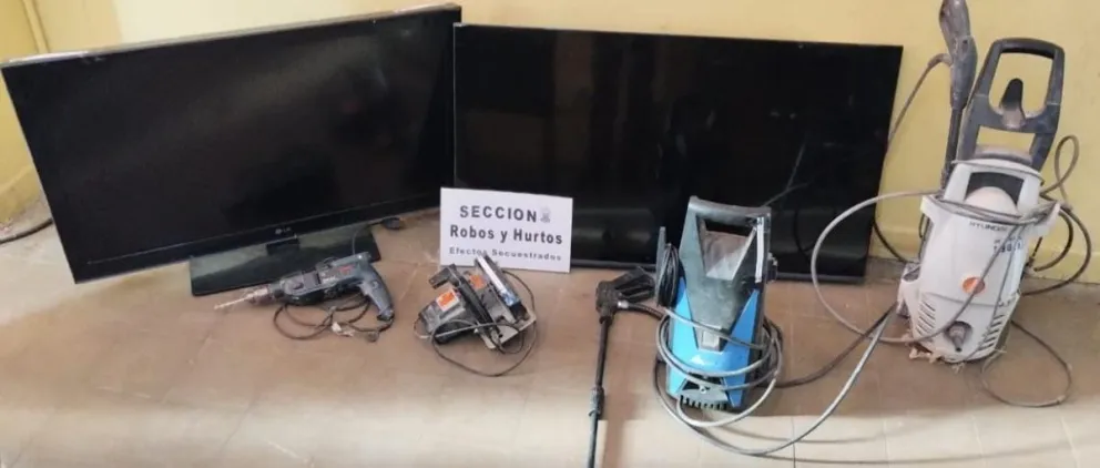 Recuperaron todo lo que habían robado en una casa de Rivadavia 