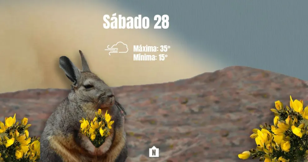 Sábado con altas temperaturas y viento Zonda