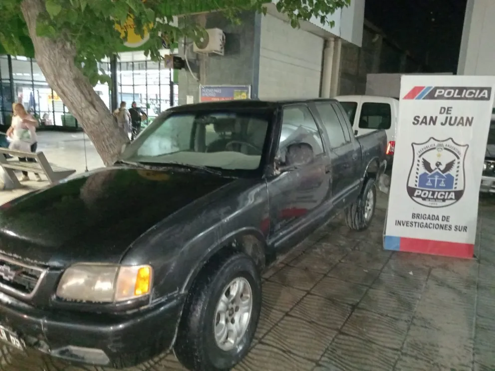 Recuperan en San Juan una camioneta que tenía pedido de secuestro en Mendoza