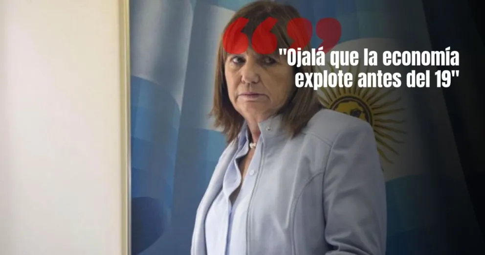Patricia Bullrich cargó contra la política económica de Massa