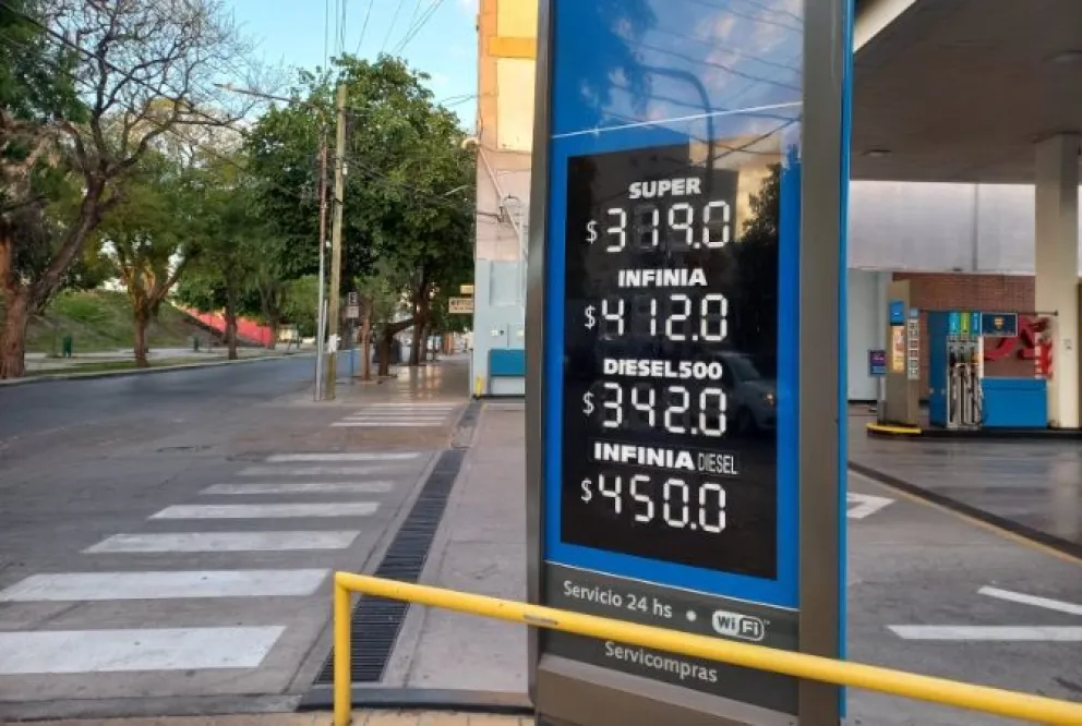 YPF subió el precio de los combustibles 