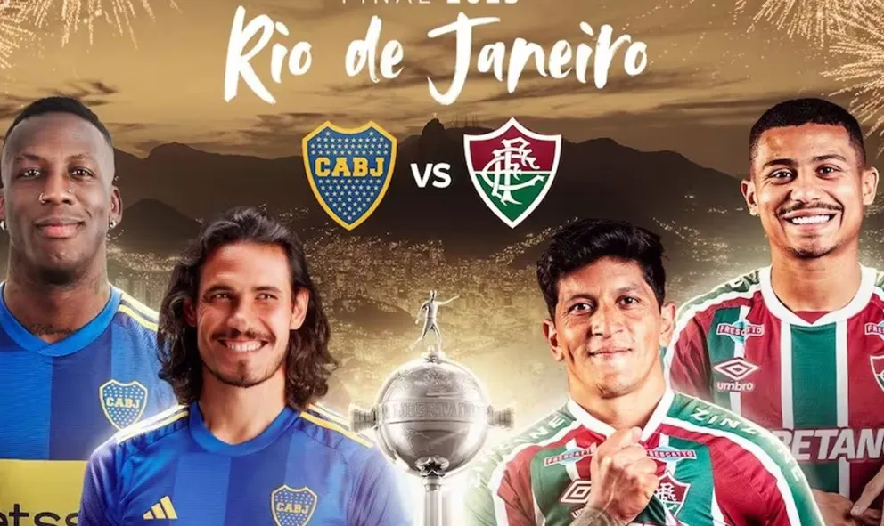 Llegó el día: Boca y Fluminense juegan la final de la Copa Libertadores