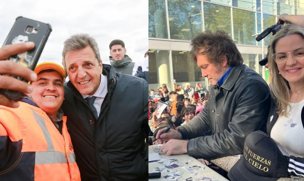  Campañas de Massa y Milei en la recta final del balotaje