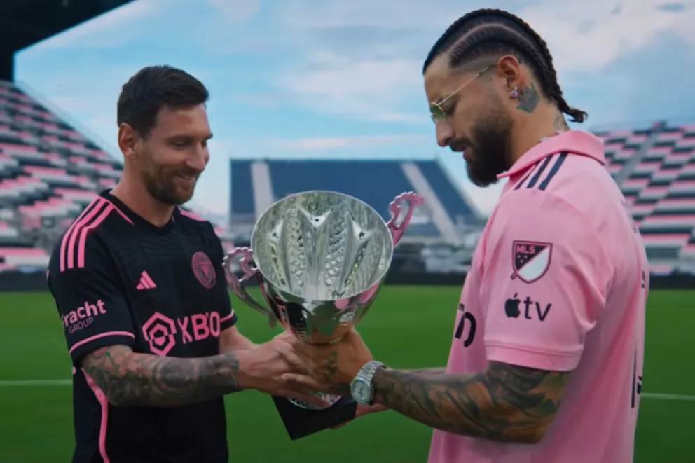 Messi fue a ver a Maluma y enloqueció a todos