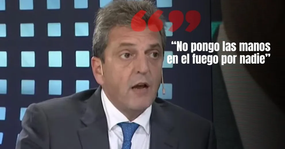 Sergio Massa: “Cristina Fernández no se va a meter en nada, como no se metió en todo este año de trabajo en el Ministerio”