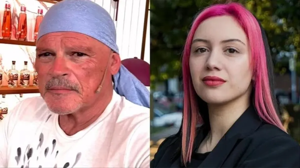 Ruptura de la inusual pareja de Walter Alfa Santiago y Delfina Wagner