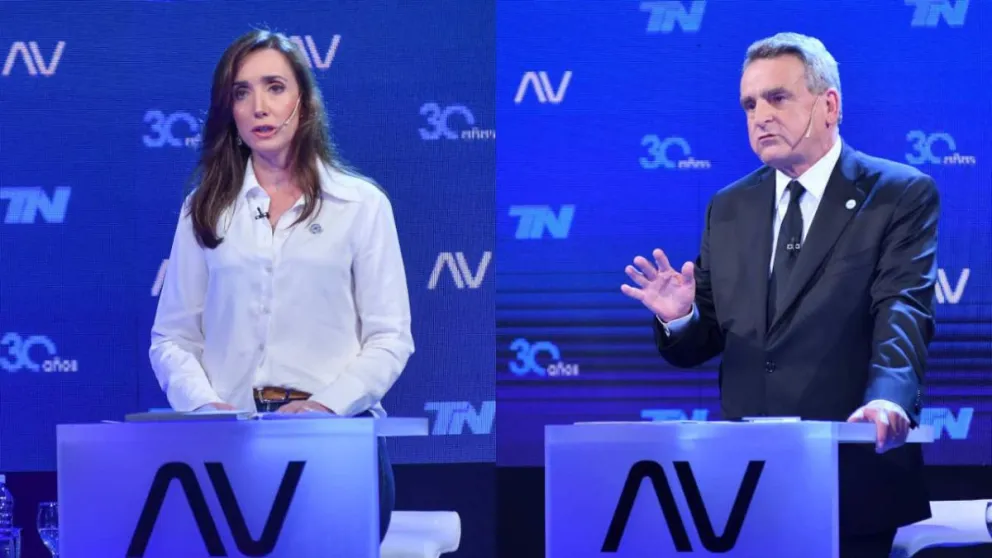 Debate de candidatos a vicepresidentes : Rossi y Villarruel se enfrentan nuevamente