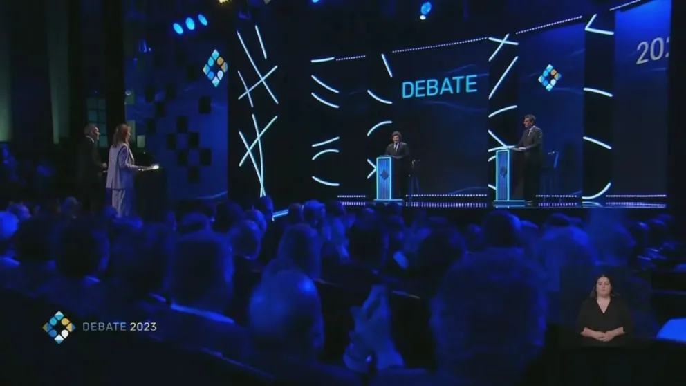 Fuertes cruces en la primera parte del debate presidencial 