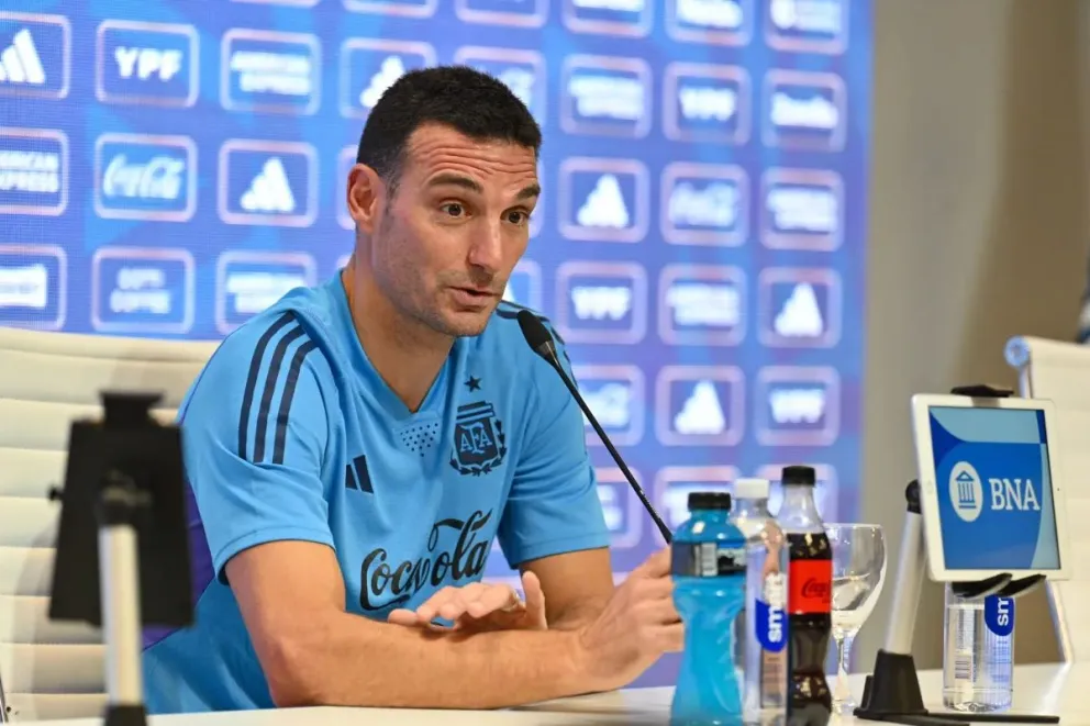 Lionel Scaloni afirmó que "Messi está en condiciones de jugar"