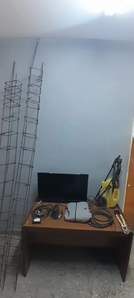 La policia secuestró objetos robados en Albardón