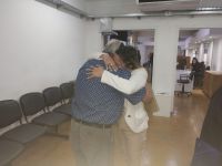 La familia de Melina Romero estuvo presente en la audiencia contra el inspector de Ecogas 