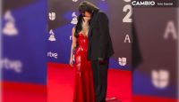 Latin Grammy: Peso Pluma y Nicki Nicole se besaron en la alfombra roja 