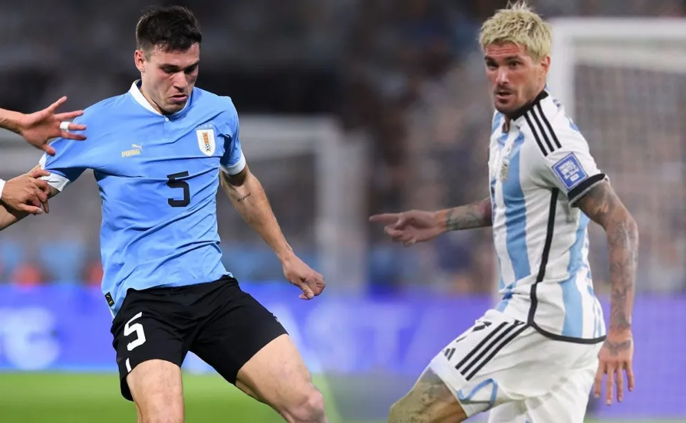 Se conoció la escandalosa frase de Ugarte a Rodrigo De Paul en el partido contra Uruguay