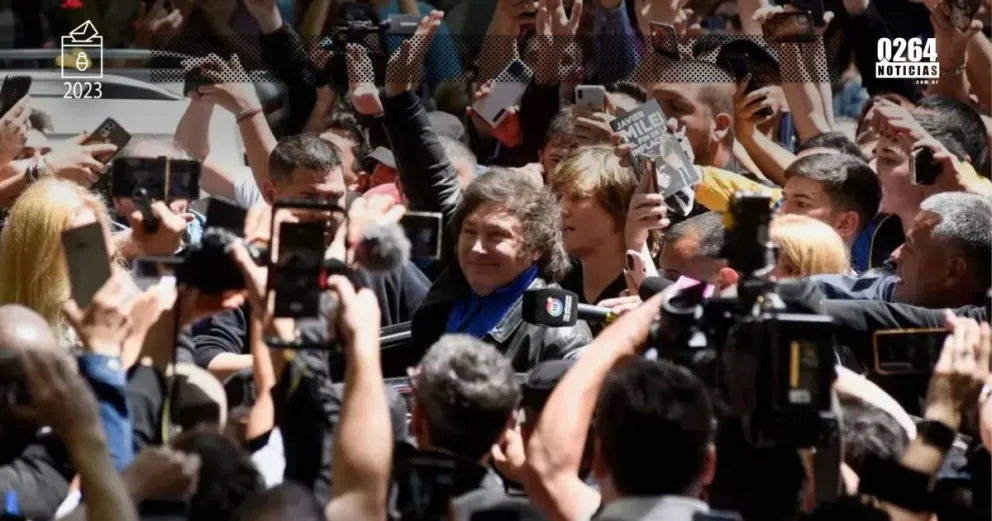 Votó Milei: "Esperemos que los números sean claros" 
