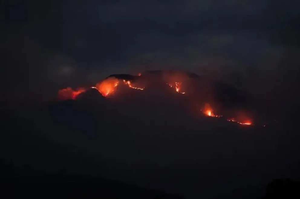 Preocupación por incendios forestales de grandes dimensiones en Jáchal 