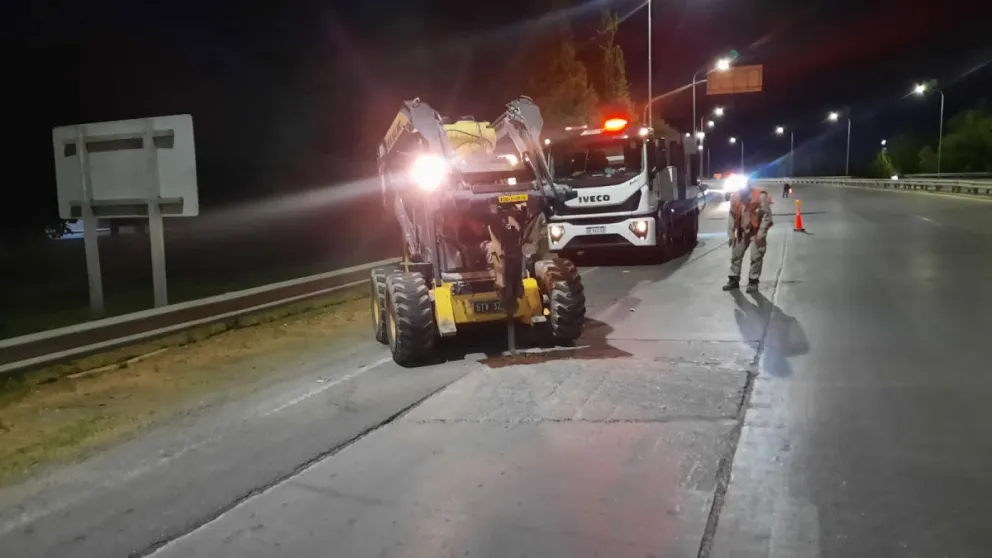 Vialidad Nacional realizará trabajos nocturnos en la Circunvalación