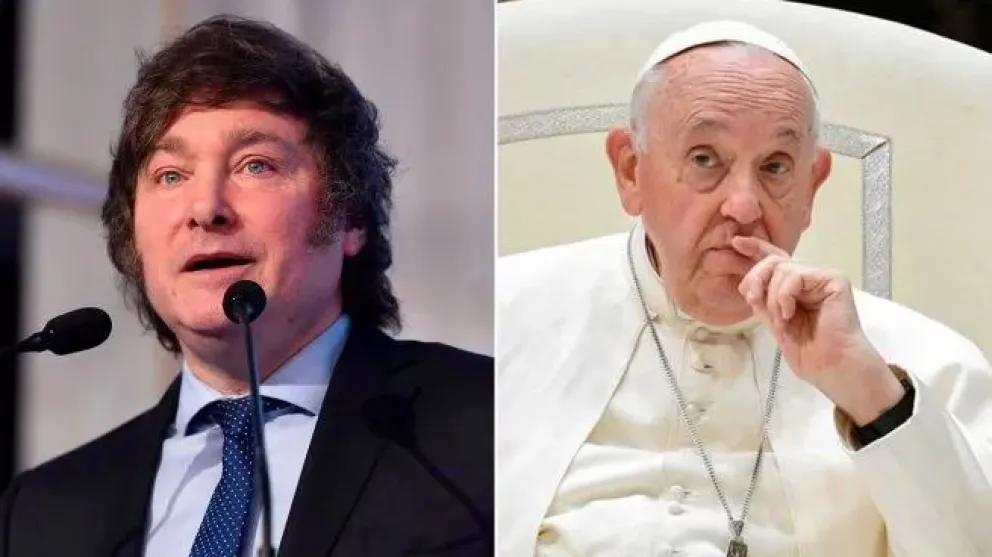 El Papa Francisco le envió un rosario bendecido a Javier Milei