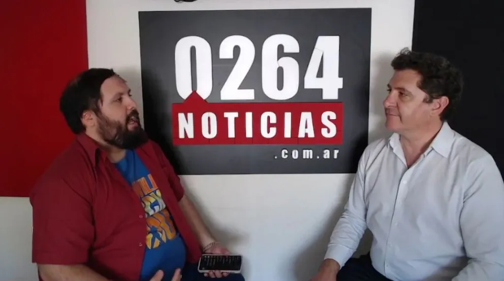 Gustavo Fernández en 0264: "Necesitábamos un plan del agua hace 8 o 10 años"