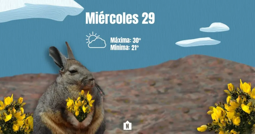 Miércoles con ráfagas de viento y nuevamente probabilidad de lluvia en San Juan