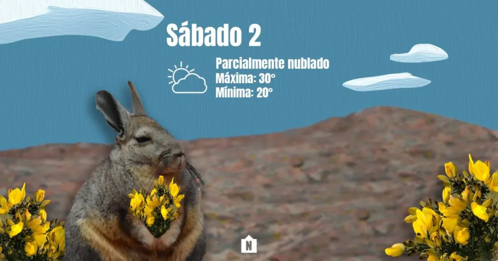 El sábado estará marcado por el viento sur